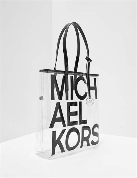 michael kors tote handbag|Michael Kors clear tote bags.